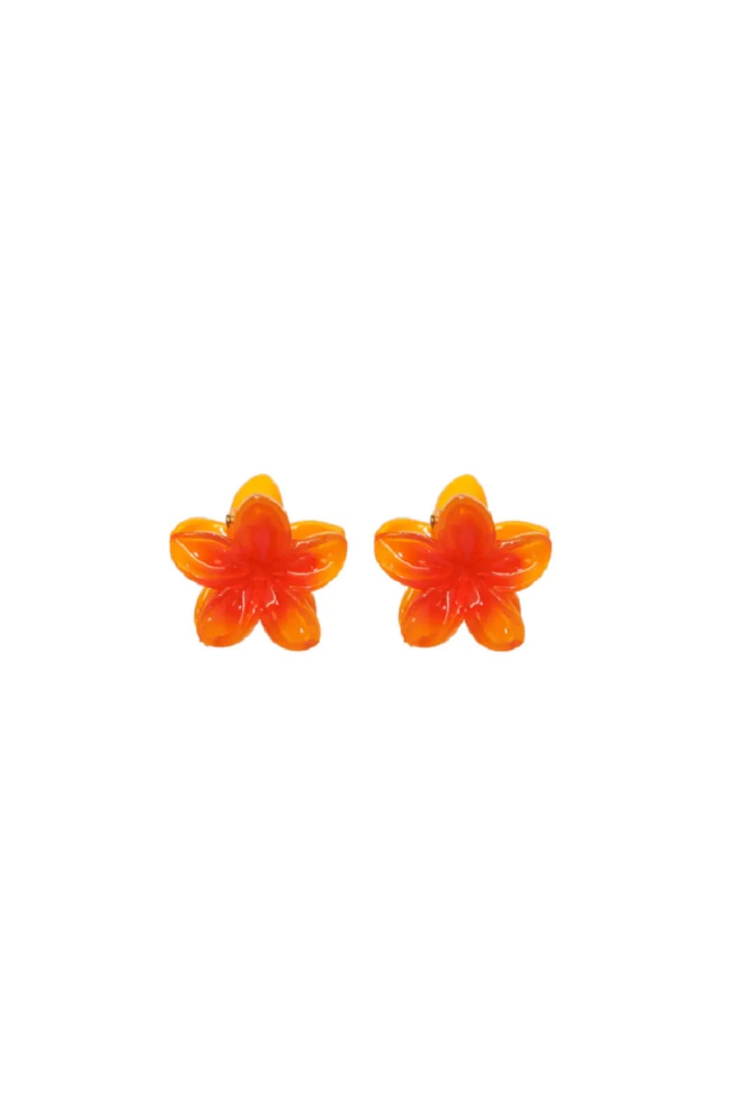 Kadın Ikili Mini Lotus Mavi Mandal Toka | Çiçek Toka | Aloha | Plumeria Kreasyonu